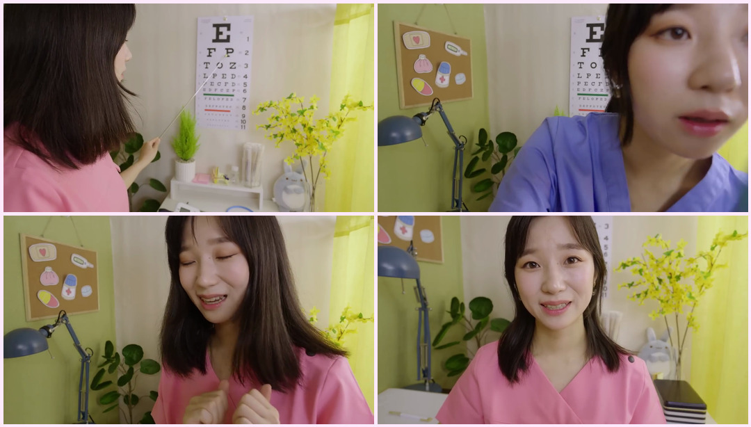 ASMR 学校护士办公室（年考、虱子检查、照顾你） 女护士Asmr ASMR视频