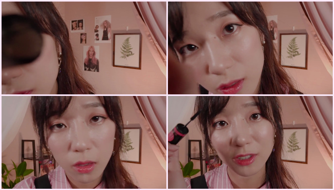 做你可爱的粉红色化妆/ASMR 化妆师 Latte ASMR视频