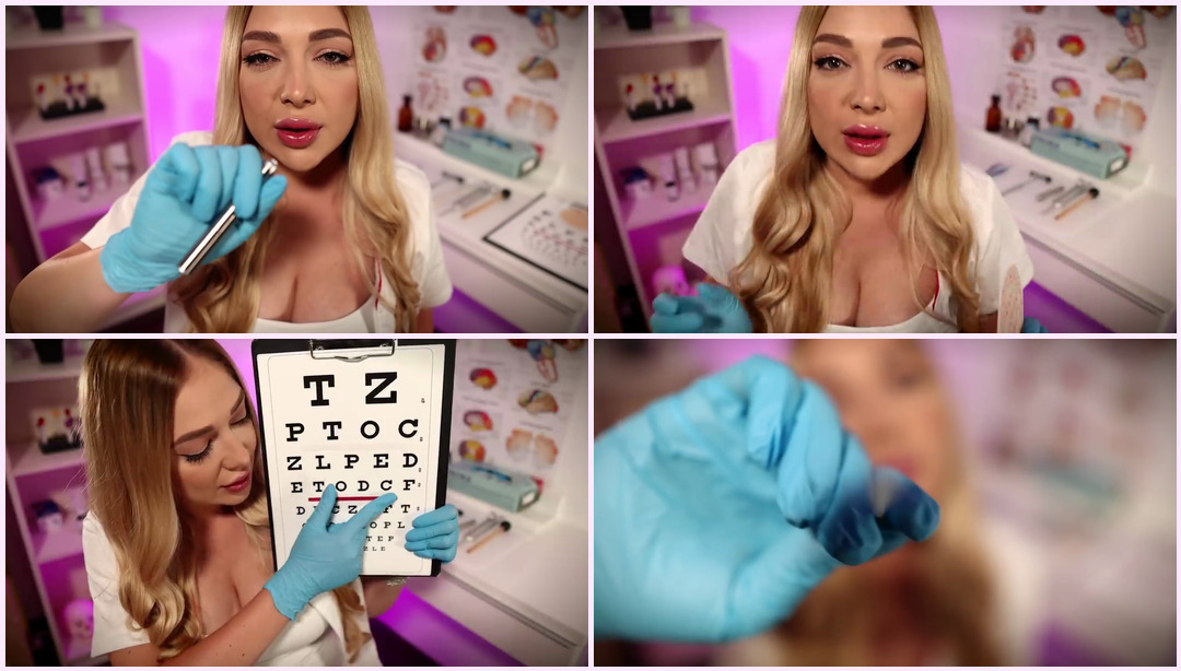 ASMR 极度放松颅神经检查 - 医生/医疗角色扮演 Tati ASMR视频