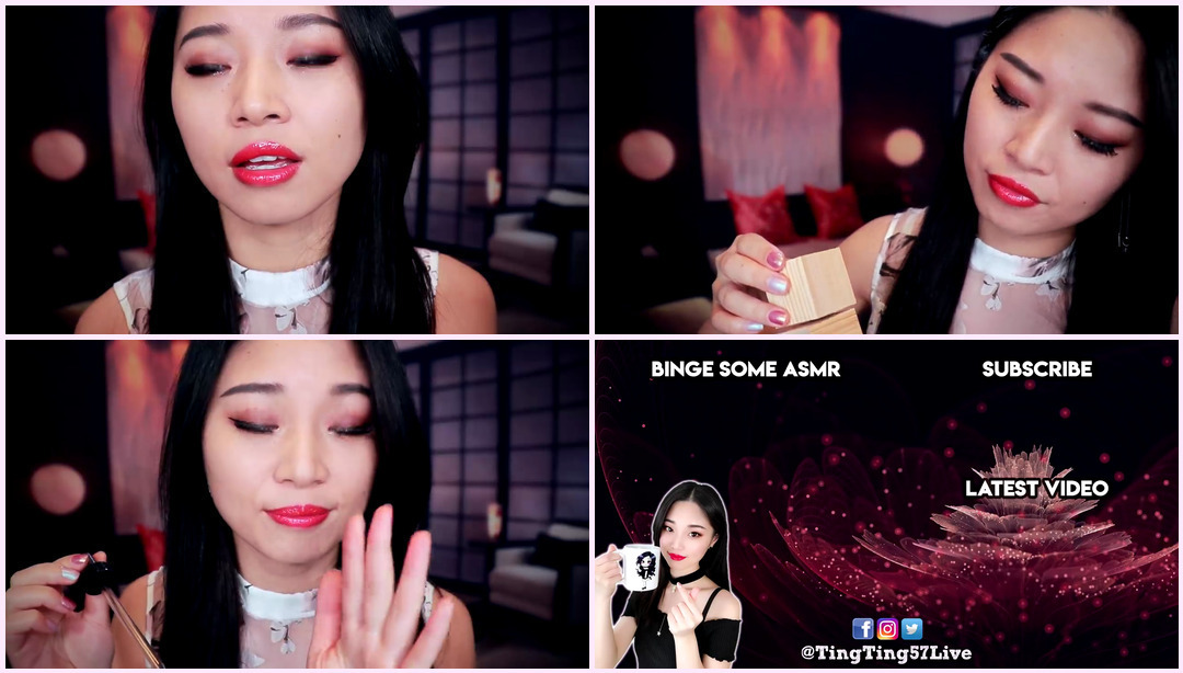 [ASMR] 睡前治好头痛 Tingting ASMR视频