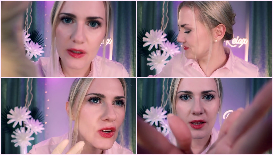 细致的皮肤分析 ASMR Whisper Ear-to-Ear Gentle ASMR视频