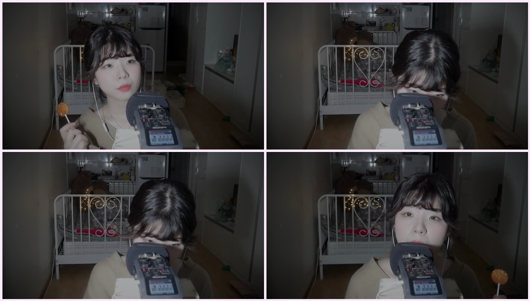 [ASMR] &│糖果口音（抖舌）&吹耳+ 妍珠 ASMR视频