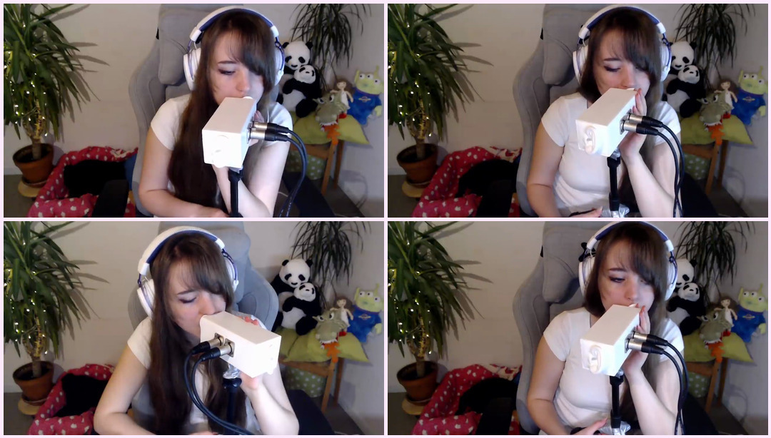 ASMR - 吃耳朵和嘴巴的声音 gril ASMR视频