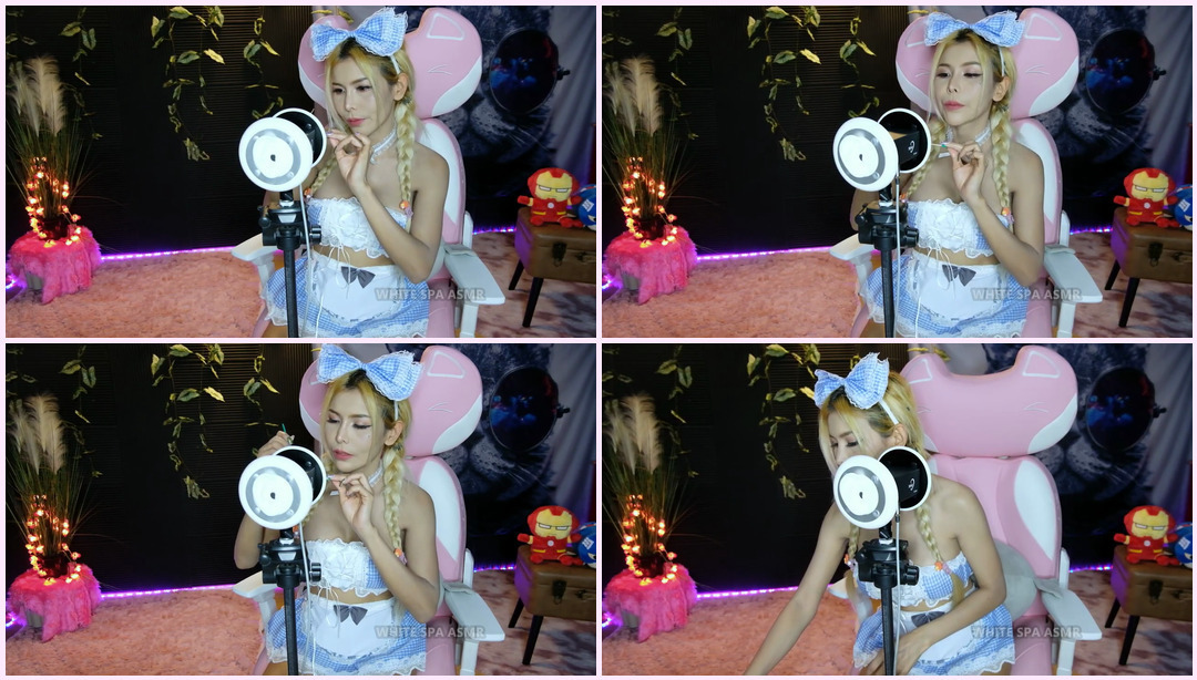 由您可爱的女仆提供的 ASMR 深层耳朵清洁 - White Spa Lilly ASMR视频