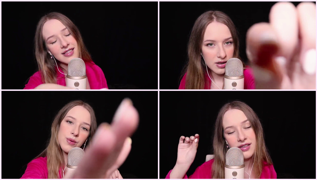 ASMR 呼吸耳语和手部动作 Diddly ASMR视频