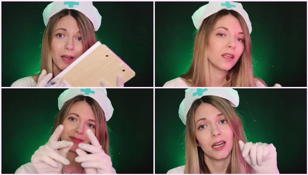 ASMR 颅神经测试 |爱 ASMR 角色扮演 Medico Clinica 女护士Asmr ASMR视频