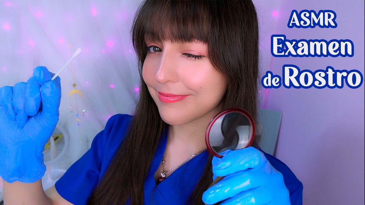 ASMR [Sub] 详细的西班牙语面部检查（口语）