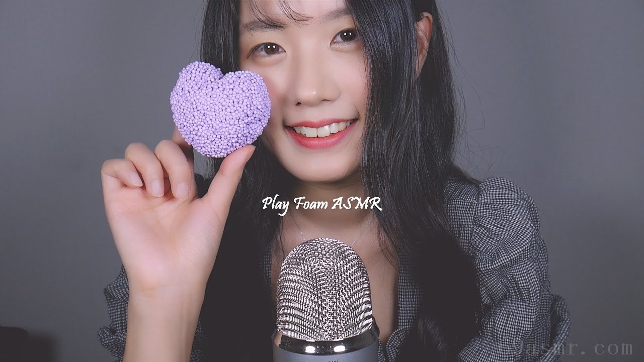 ASMR 敏感粘滞声音 |大脑融化的刺痛 |玩泡沫，松脆的粘液（不说话）-