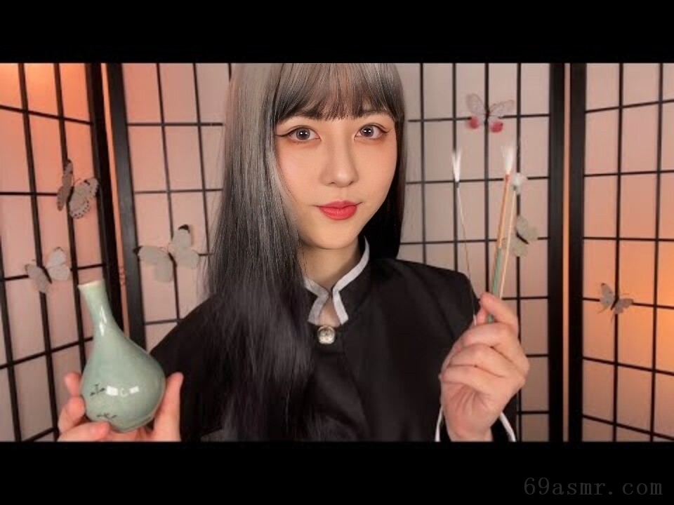 ASMR 恶魔杀手军团前辈做你的耳朵清洁 RP “睡眠呼吸-”