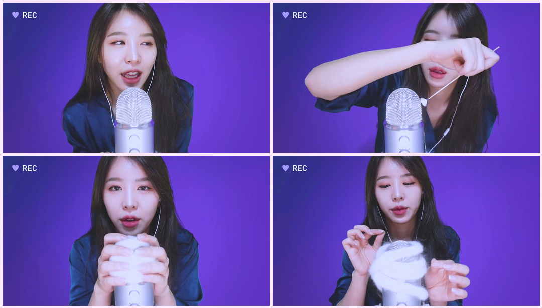 ASMR sogonsogon chatter 新的蓝色雪人麦克风，柔软，低语 dalsoon ASMR视频