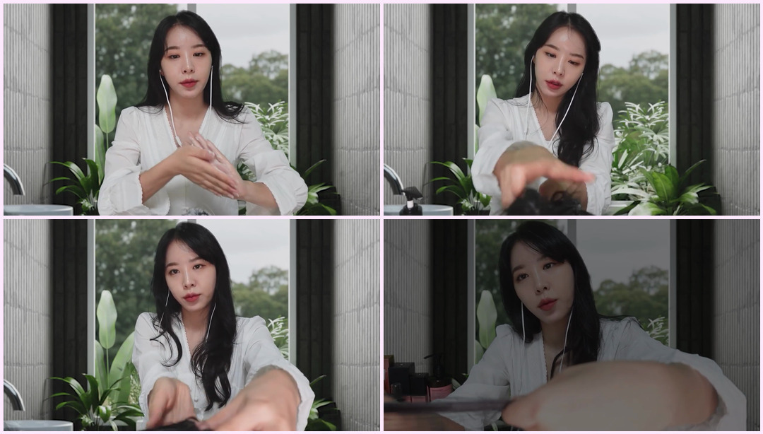 ASMR头皮很酷~No Talking Hair Clinic RP dalsoon ASMR视频