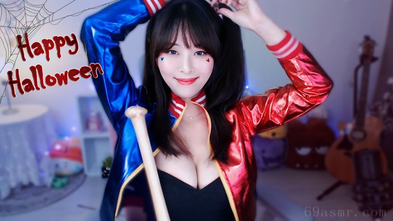 ASMR l Harley Quinn LENS MASSAGE