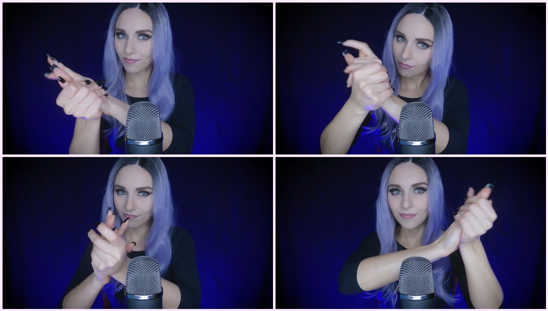 ASMR 油性手部按摩、重复的手部动作、指甲、微笑和眼神交流。 （不说话）- Egilea ASMR视频