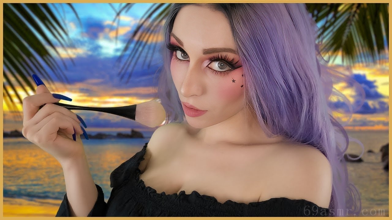 ASMR 在热带海滩上刷脸