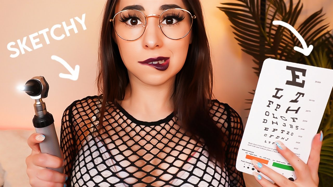 ASMR 眼科医生考试......一切都错了！ （颅脑检查、眼眶视力测试 1 或 2）