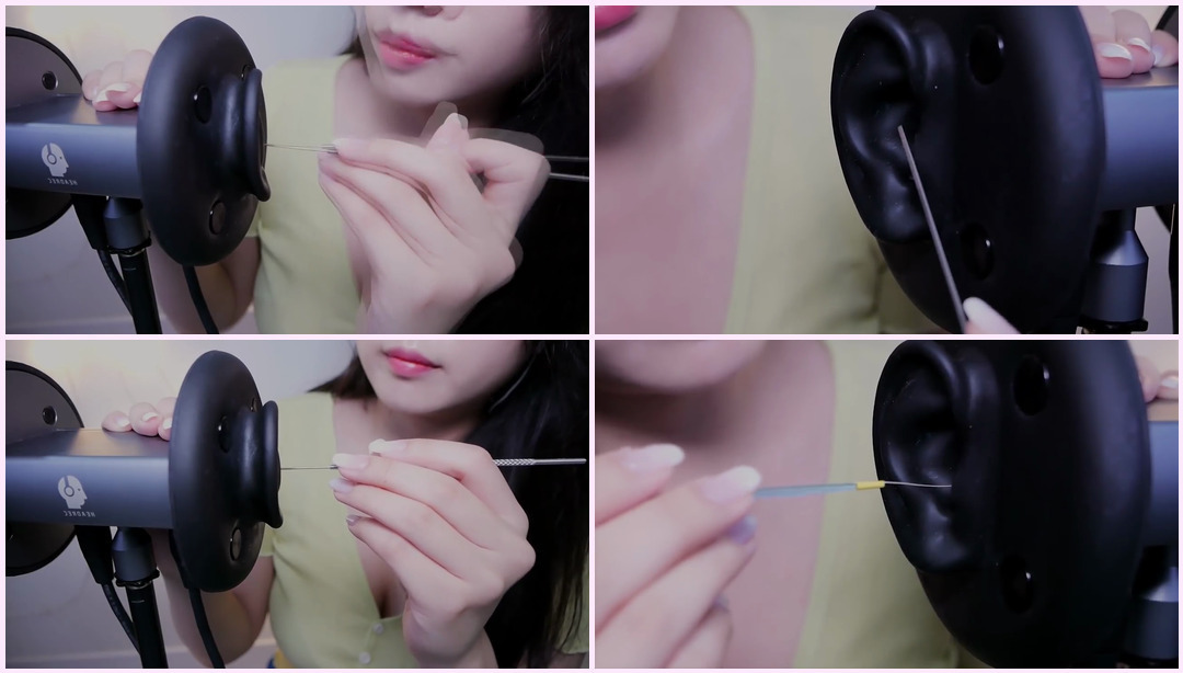 ASMR {ENG SUB} Rough Ear Cleaning binal 2 mic MELODY ASMR视频