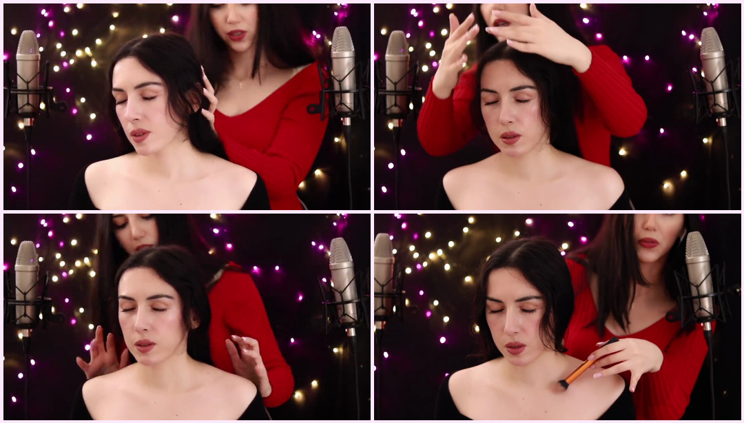 ASMR ️ 强烈的刺痛感 |头皮按摩 |梳头|灵气 |能量疗愈 - ASMR Whisper 双胞胎Asmr ASMR视频