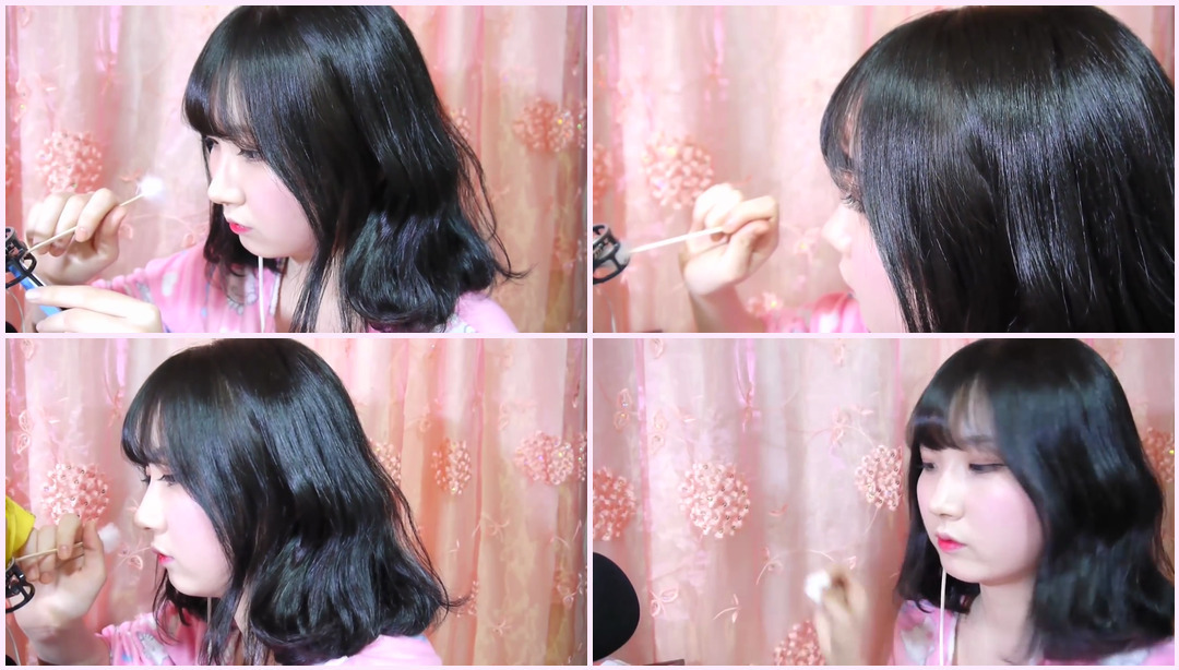 [한국어 ASMR , ASMR Korean] 麦克风测试 : 洗耳 , 理发 & 头皮按摩 , 皮肤护理 Eraing ASMR视频